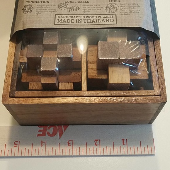 Wood Set of 6 Mini Puzzle Sets - Picture 6 of 8